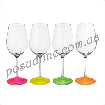 Набор бокалов для вина Bohemia Neon Frozen 350 мл 4 пр  b40729-D4896
