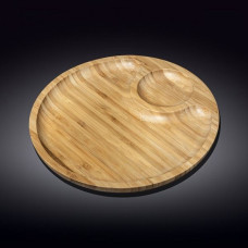 Блюдо круглое Wilmax Bamboo 30,5 см 2-х секц. WL-771044