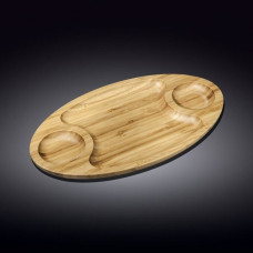 Блюдо овальное Wilmax Bamboo 45,5х25 см 3-х секц. WL-771041