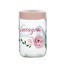 Банка для сыпучих Herevin Vintage Birds 660 мл 171441-050