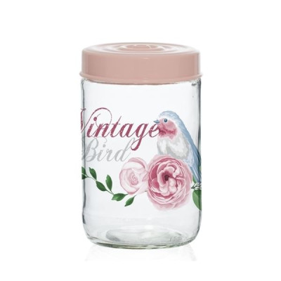 Банка для сыпучих Herevin Vintage Birds 660 мл 171441-050