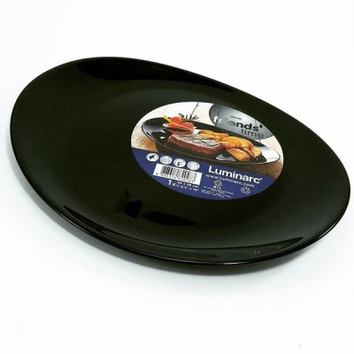 Блюдо для стейка Luminarc Friends Time Black 30 см N2177
