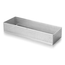 Форма перфорированная прямоугольная Lacor 7x20 см, h 3,5 cм 68591