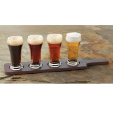 Подставка деревянная для 4 стаканов Libbey Beer Samplers 916713