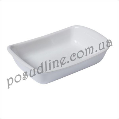 Форма прямоугольная керамическая Pyrex Supreme 30х20 см белая SU30RR1