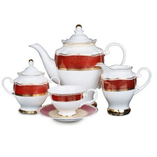 Сервиз чайный Красный 15 пр 586-320