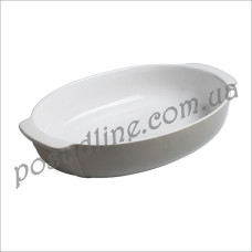 Форма овальная керамическая для запекания Pyrex Signature 30х20 см серая SG30OR4