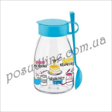 Банка для йогурта с ложкой Renga Maya 500 мл Blue 131094 B