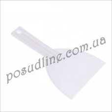 Шпатель пластиковый 16х9,5 см с ручкой 18716