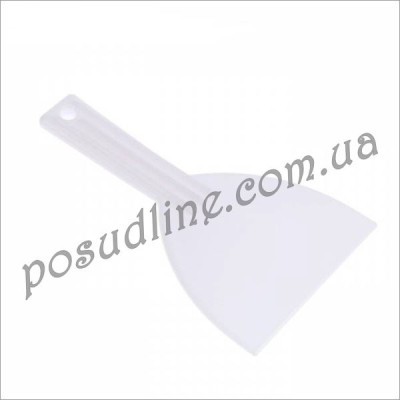 Шпатель пластиковый 16х9,5 см с ручкой 18716