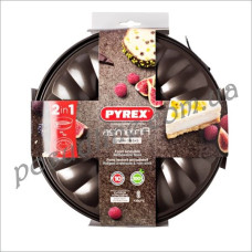 Форма разъемная Pyrex Asimetria 26 см 2 в 1 (кекс+пирог) AS26DT0