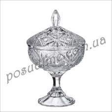Салатник на ножке с крышкой Bohemia Miranda 240 мм b59002-99018