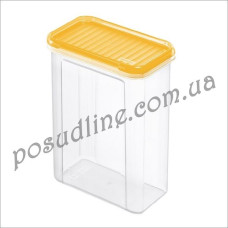 Емкость для сыпучих прямоугольная Rotho Domino 1,5 л 16,5х9х19,5 см 17427