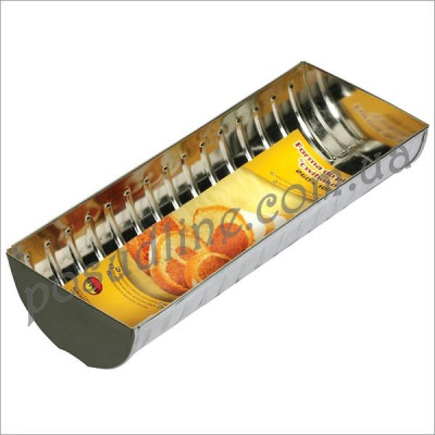 Форма полукруглая Silver 26х10х5 см 16222/4