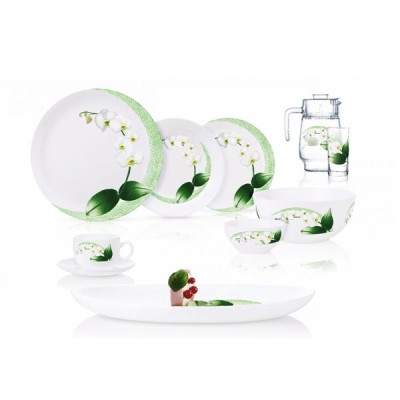 Сервиз столовый Luminarc White Orchid 46 пр P0328