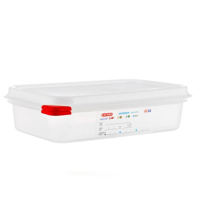 Контейнер для хранения с крышкой GN 1/4, h 65 мм, 1,8 л Araven 03026