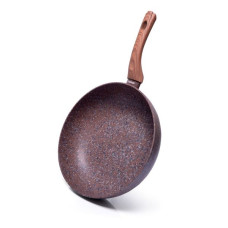 Сковорода глубокая Fissman Magic Brown 26 см алюминиевая с антипригарным покрытием 4467 F