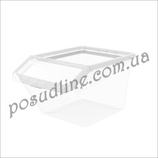 Ящик для хранения Plast Team Stanted 44 л с крышкой 2287