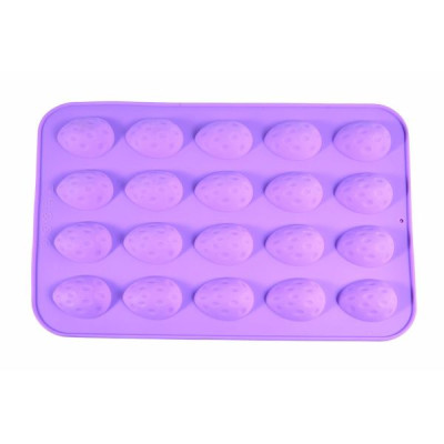 Форма силиконовая для льда/шоколада Fissman 28x19x1,2 см Перепелиные яйца 20 яч. 6554 F