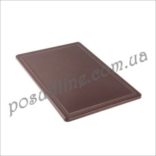Доска разделочная Stalgast 600x400x18 мм коричневая 341636