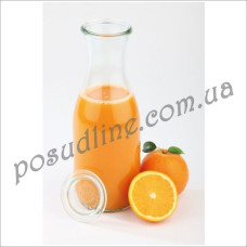 Бутылка стеклянная с крышкой 1,0 л APS 82309