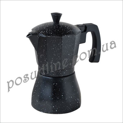 Гейзерная кофеварка Con Brio 300 мл 6 порц. алюм. индукц. 6806 CB