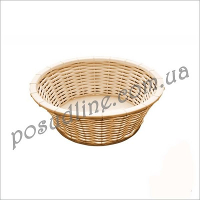 Корзинка для хлеба круглая APS d=20 см бежевая 40213