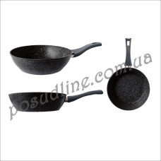 Сковорода Gusto 26 см без крышки покрытие Marble 2104-26 GT