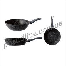 Сковорода Gusto 28 см без крышки покрытие Marble 2104-28 GT