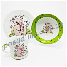Набор для детей Limited Edition Piggy 3 пр C528