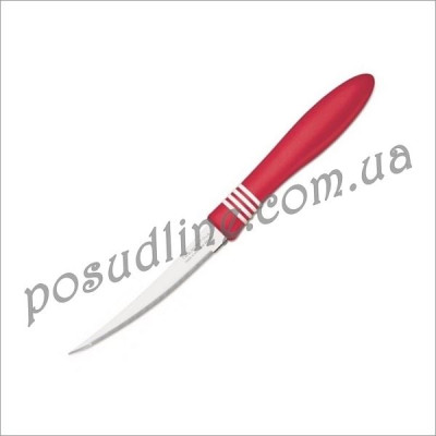 Нож для томатов Tramontina Cor&Cor 102 мм красная ручка 23462/274
