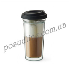 Стакан с двойным дном и крышкой Simax Coffee To Go 400 мл s2102/CTG