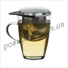 Кружка с двойными стенками Simax Tea For One 350 мл с фильтром и крышкой s179