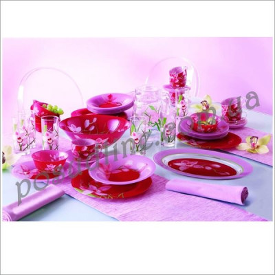 Сервиз Luminarc Red Orchis 46 пр N4828