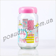 Банка для сыпучих Renga 1,0 л Flamingo Pink 131123 P