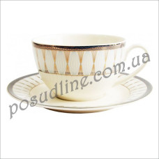 Чашка с блюдцем Astera Callisto Diamond 220 мл А0530-TH5826