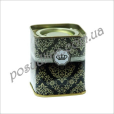 Банка мет.квадр. 50 г Живой чай Ориент 7008-4-1