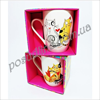 Кружка фарфор 350 мл Meow You подар.уп. 76020798