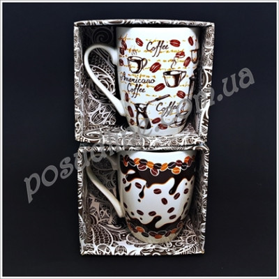 Кружка фарфор 350 мл Americano Coffee в подар.уп. 76040432