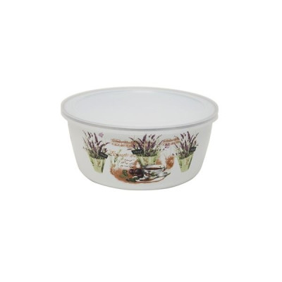 Лоток с крышкой эмаль Infinity 1286 16 см, 1,1 л Лаванда 6470522