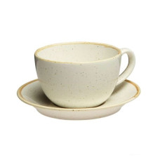 Чашка с блюдцем Porland Seasons Beige 320 мл (блюдце 160 мм) 222134.B