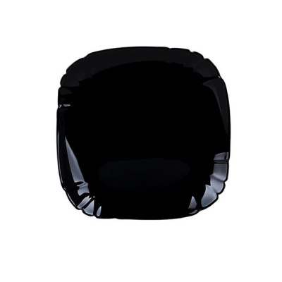 Тарелка суповая квадратная Luminarc Lotusia Black 20,5 см P7064