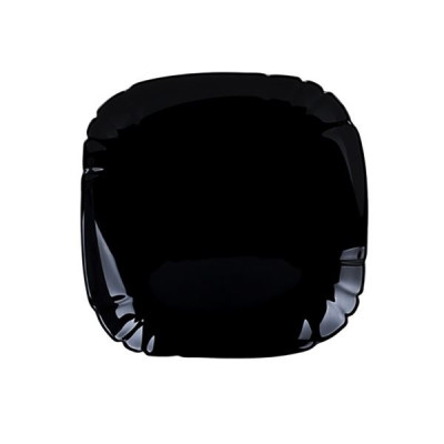 Тарелка десертная квадратная Luminarc Lotusia Black 21 см P7062