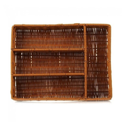 Корзинка для столовых приборов 34x26x6 см 4 отделения 7309 HL