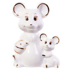 Фигурка Мышка с мышонком 9,5 см 149-405