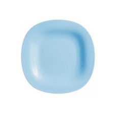 Тарелка обеденная квадратная Luminarc Carine Light Blue 27 см P4126