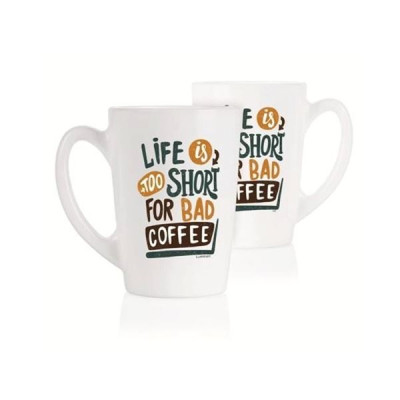 Кружка Luminarc New morning Life is Short 320 мл P5145