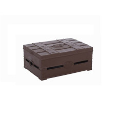 Корзина с крышкой Violet House 0109 №2 Coffee 13x21x9 см 0109 №2 COF