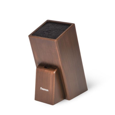 Подставка для ножей Fissman 11x11x26 см Темное дерево 2875 F