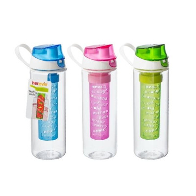 Бутылка для воды Herevin Fruit MIX BGP 650 мл инфузером 161557-000